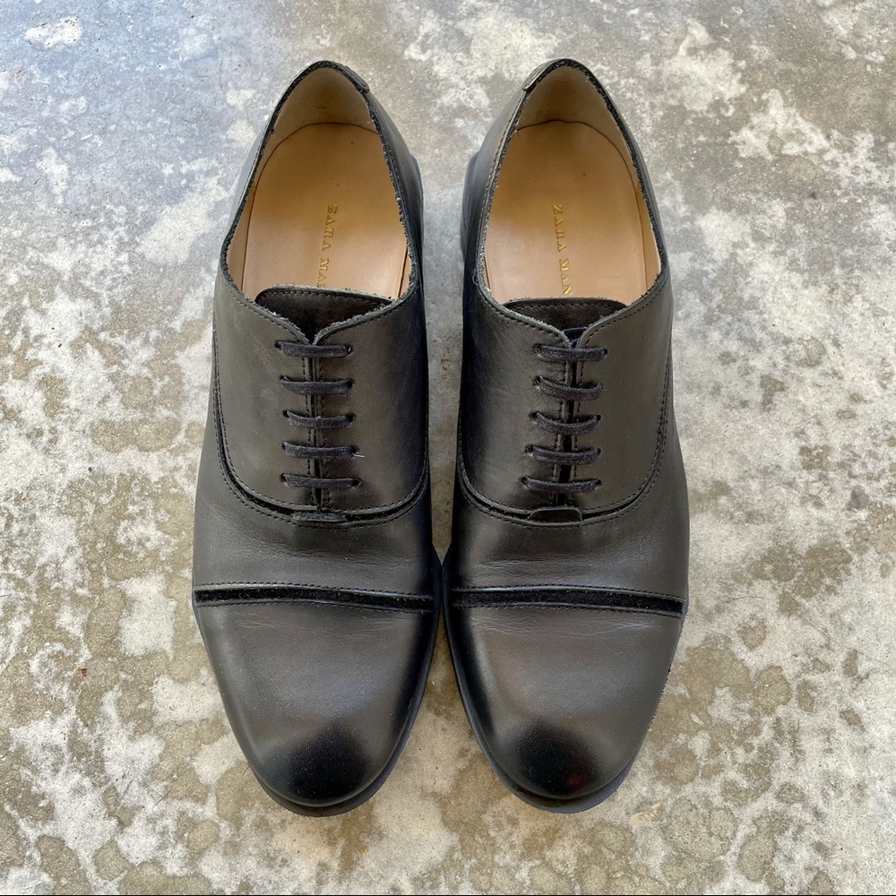 Zara Leather Shoes, Made In Europe